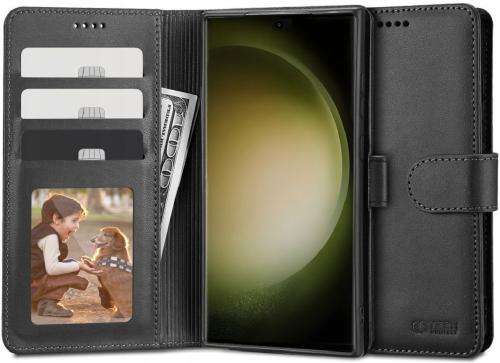 Tech-Protect Wallet - Θήκη Πορτοφόλι Samsung Galaxy S23 Ultra - Black (9490713929582)