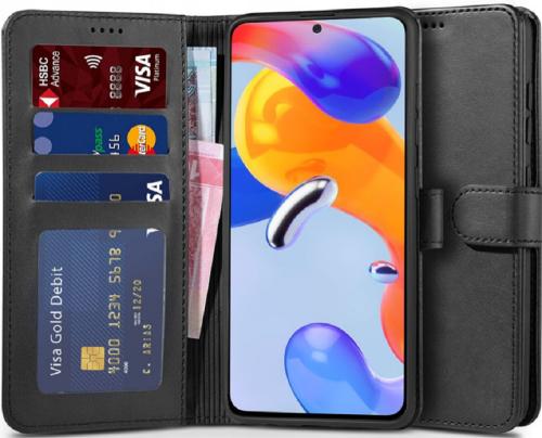 Tech-Protect Wallet - Θήκη Πορτοφόλι Xiaomi Poco M4 Pro 5G / Redmi Note 11S 5G - Black (9589046924057)