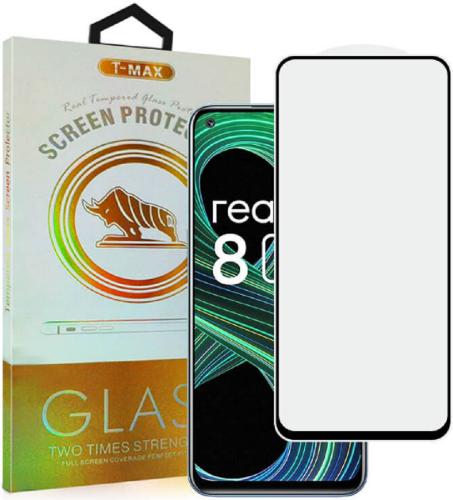 T-Max Premium 3D Tempered Glass Full Glue Fluid Despensing - Αντιχαρακτικό Γυαλί Οθόνης Realme 8 5G - Black (5206015067570)