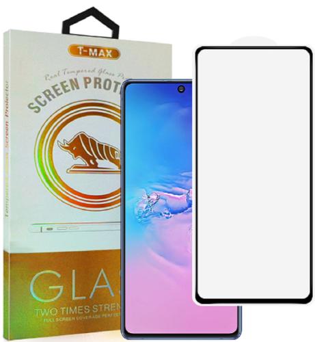 T-Max Premium 3D Tempered Glass Full Glue Fluid Despensing - Αντιχαρακτικό Γυαλί Οθόνης Samsung Galaxy S10 Lite - Black (5206015066207)