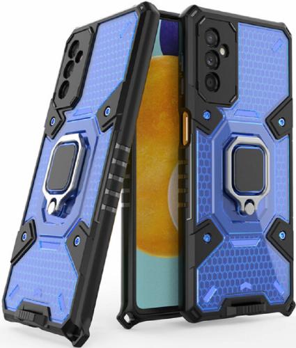 Vivid Honeycomb Armor - Ανθεκτική Θήκη Samsung Galaxy M52 5G με Μεταλλικό Ring Holder - Blue (UNARMORGALAXYM52BL)