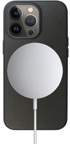 Vivid PU Leather Case - Σκληρή Θήκη Magsafe Apple iPhone 13 Pro - Black (VIMAGLE197BK)