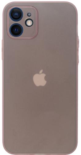 Vivid Θήκη Σιλικόνης Slim Apple iPhone 12 - Transparent / Pink (VISLIM139PK)