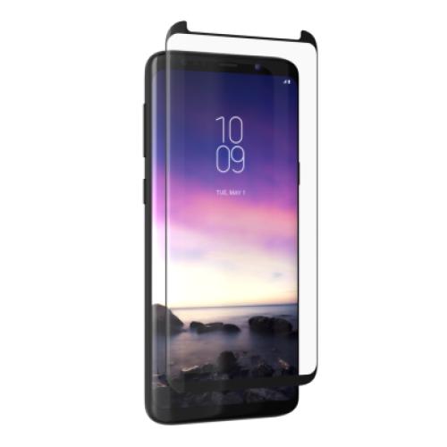 Zagg Invisible Shield glass & Curved Full Face Samsung Galaxy S9 - Black Finish (200301404)