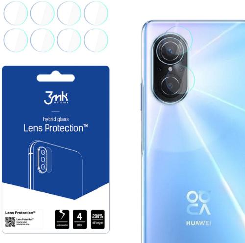 3MK Hybrid Glass Camera Protector - Αντιχαρακτικό Υβριδικό Προστατευτικό Γυαλί για Φακό Κάμερας Huawei Nova 9 SE - 4 Τεμάχια (5903108469272)