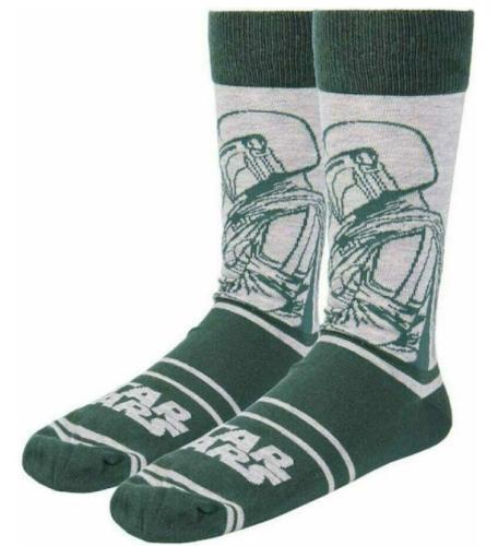 Cerda Socks - Disney / Star Wars - Κάλτσες Μέχρι τη Γάμπα από Βαμβάκι - Μέγεθος 40-46 - The Mandalorian / Mando (2200008655)