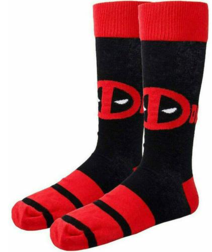 Cerda Socks / Marvel - Κάλτσες Μέχρι τη Γάμπα από Βαμβάκι - Μέγεθος 40-46 - Deadpool (2200008651)