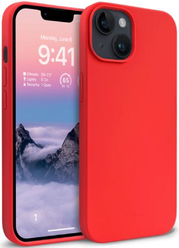 Crong Color Θήκη Premium Σιλικόνης Apple iPhone 14 Plus - Red (CRG-COLR-IP1467-RED)
