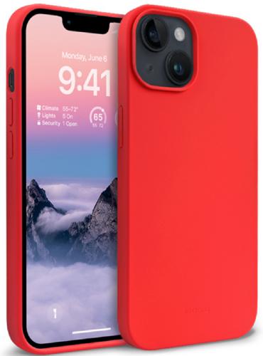 Crong Color Θήκη Premium Σιλικόνης Apple iPhone 14 - Red (CRG-COLR-IP1461-RED)