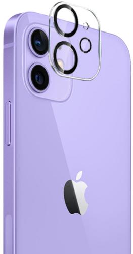 Crong Lens Shield - Αντιχαρακτικό Προστατευτικό Γυαλί για Φακό Κάμερας Apple iPhone 12 - Clear (CRG-LSIP12)
