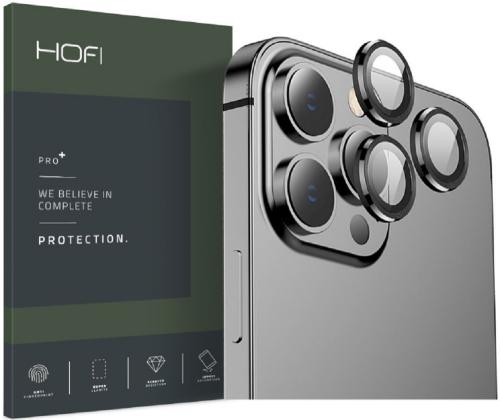 Hofi Camring Pro+ Αντιχαρακτικό Γυαλί Προστασίας για Φακό Κάμερας - Apple iPhone 13 Pro / 13 Pro Max - Black (9589046921674)