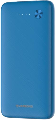 Riversong Horizon 10 PowerBank - Φορητή Μπαταρία Φόρτισης με 2 x USB-A - 10.000mAh - 2.4A - Blue (PB30BL)
