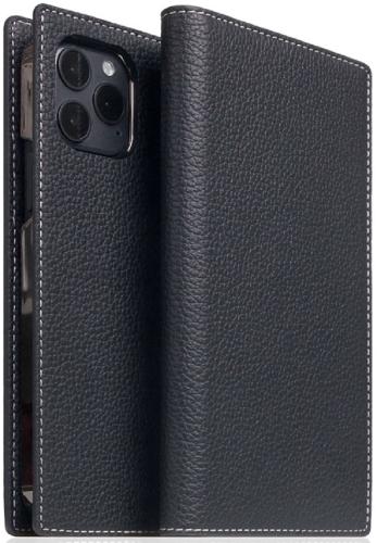 SLG Design D8 Full Grain Leather - Δερμάτινη Θήκη Flip Apple iPhone 13 Pro Max - Black Blue (SD-D8G-DC-IP13PM-BB)
