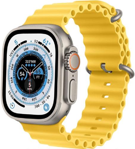 Tech-Protect Iconband Pro - Λουράκι Σιλικόνης Apple Watch Ultra/SE/8/7/6/5/4 (49/45/44mm) - Yellow (9490713930205)