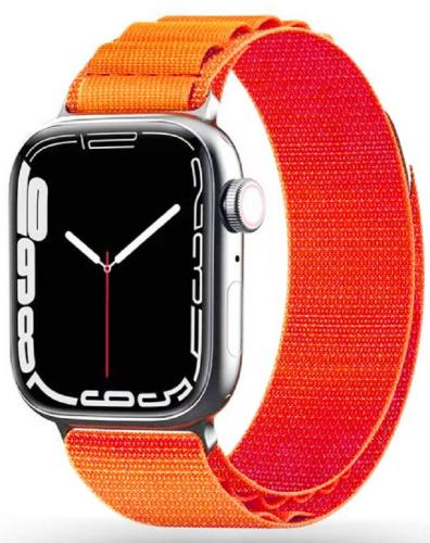 Tech-Protect Nylon Pro Λουράκι - Apple Watch Ultra/SE/8/7/6/5/4 (49/45/44mm) - Orange (9490713928356)