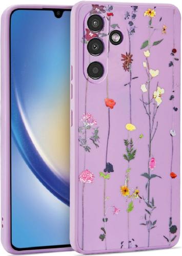 Tech-Protect Θήκη Σιλικόνης Mood - Samsung Galaxy A34 - Garden Violet (9490713932025)