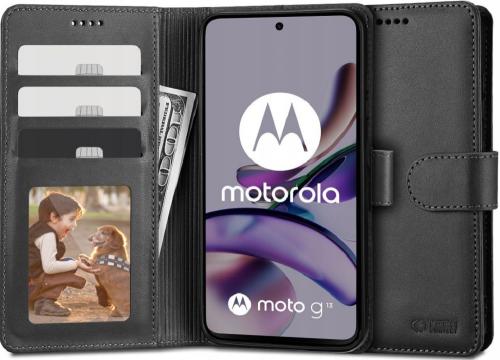 Tech-Protect Wallet - Θήκη Πορτοφόλι Motorola Moto G53 - Black (9490713932759)