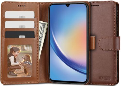 Tech-Protect Wallet - Θήκη Πορτοφόλι Samsung Galaxy A34 - Brown (9490713931325)