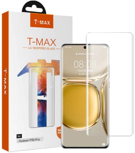 T-MAX Liquid Full Glue 3D Tempered Glass - Σύστημα Προστασίας Οθόνης Huawei P50 Pro (5206015053115)