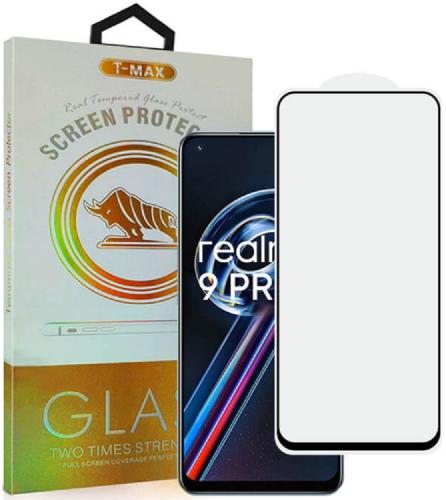 T-Max Premium 3D Tempered Glass Full Glue Fluid Despensing - Αντιχαρακτικό Γυαλί Οθόνης Realme 9 Pro Plus - Black (5206015011368)