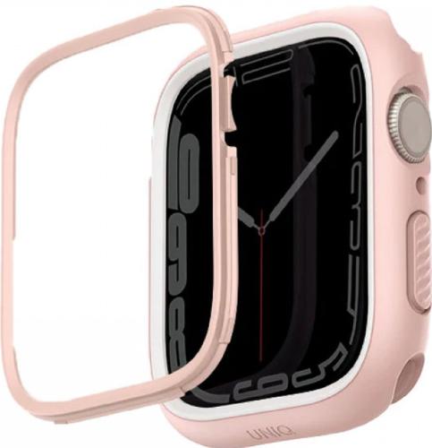 Uniq Moduo Case - Θήκη Apple Watch SE/8/7/6/5/4 (45/44mm) - Pink / White (UNIQ-45MM-MDPNKWHT)