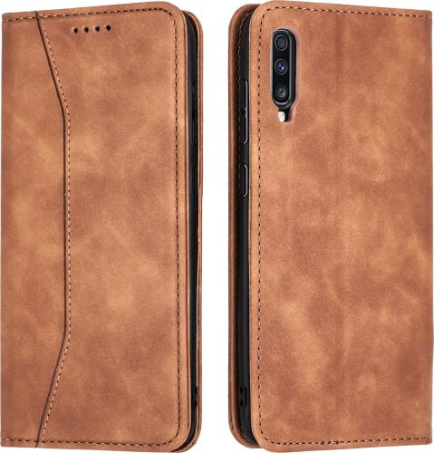 Bodycell Θήκη - Πορτοφόλι Samsung Galaxy A70 - Brown (5206015058271)