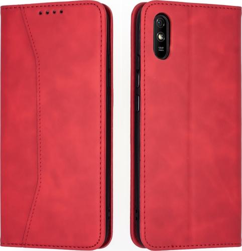 Bodycell Θήκη - Πορτοφόλι Xiaomi Redmi 9A / 9AT / 9i - Red (5206015059315)