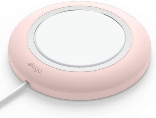 Elago MagSafe Charging Pad - Βάση Σιλικόνης για τον Ασύρματο Φορτιστή MagSafe - Lovely Pink (EMSPAD1-LPK)