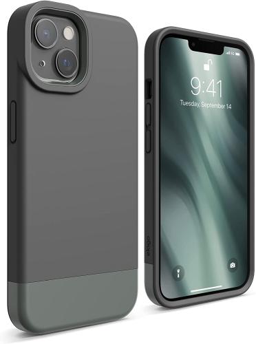 Elago Θήκη Glide - Apple iPhone 13 - Dark Gray / Light Green (ES13GL61-DGLGR)