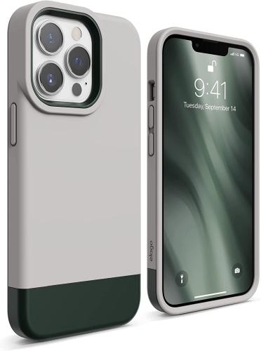 Elago Θήκη Glide - Apple iPhone 13 Pro - Stone / Dark Green (ES13GL61PRO-STDGR)