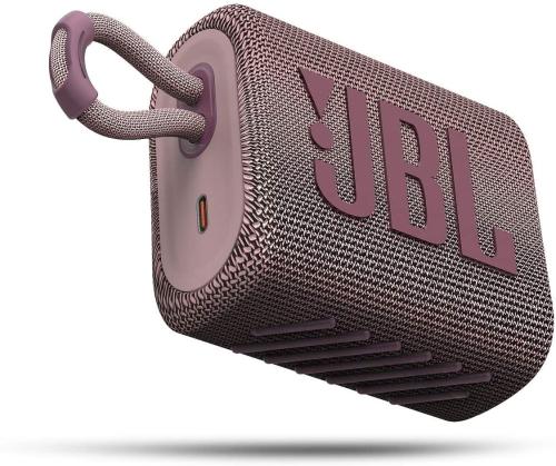 JBL Go3 Bluetooth Speaker - Αδιάβροχο Ασύρματο Ηχείο - Pink (JBLGO3PINK)