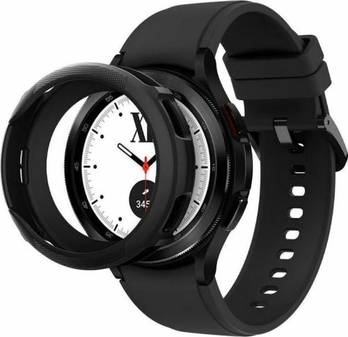 Spigen Liquid Air Θήκη Σιλικόνης - Samsung Galaxy Watch Classic 4 42mm - Matte Black (ACS03141)
