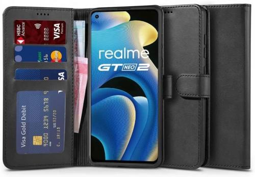 Tech-Protect Wallet 2 - Θήκη Πορτοφόλι Realme GT Neo 2 - Black (9589046919084)