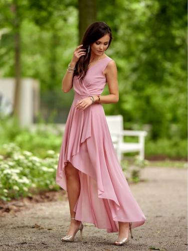 Βραδινό Φόρεμα 178151 SALE Roco Fashion-Ροζ