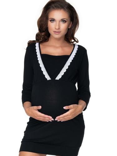 Νυχτικό Εγκυμοσύνης 138225 PeeKaBoo-Μαύρο