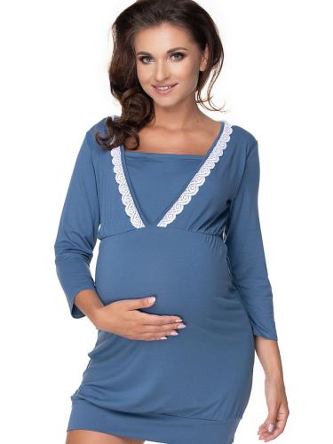 Νυχτικό Εγκυμοσύνης 138227 PeeKaBoo-Μπλε