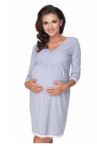 Νυχτικό Εγκυμοσύνης 147509-1 PeeKaBoo-Γκρι