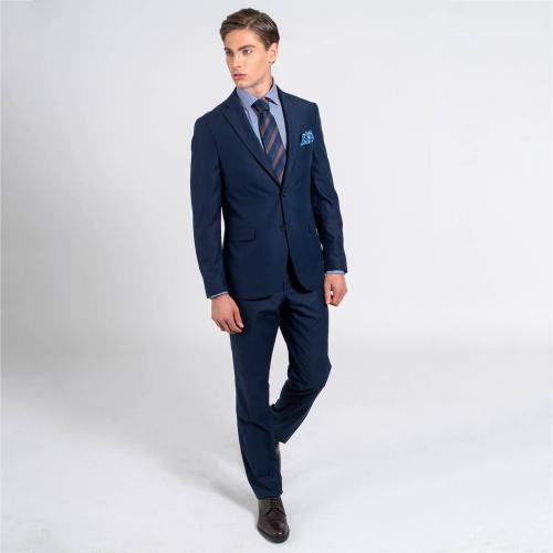 Κοστούμι Μπλε 100% WoolTouch (Modern Fit)