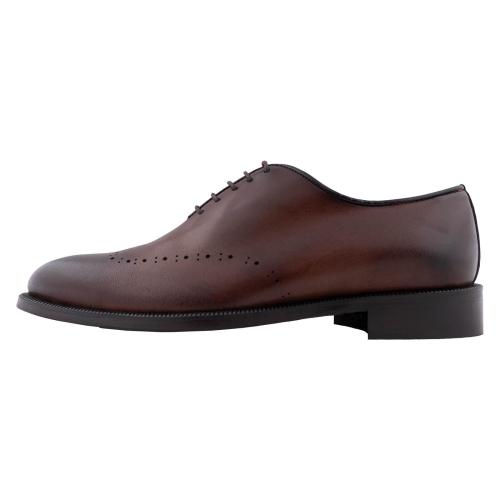 Prince Oliver Oxford Καφέ Σκούρο Παπούτσια