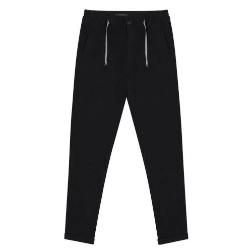 Fashionable Υφασμάτινο Παντελόνι Μαύρο (Comfort Fit)
