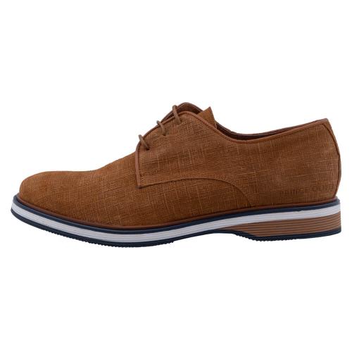Prince Oliver Derby Καμηλό Leather Shoes