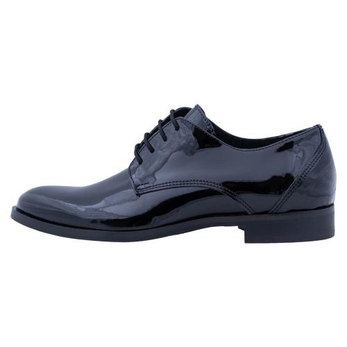 Prince Oliver Derby Μαύρο Leather Shoes