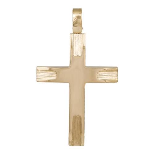 Σταυροί Βάπτισης - Αρραβώνα Χρυσός σταυρός αρραβώνα Κ14 044816 044816 Ανδρικό Χρυσός 14 Καράτια