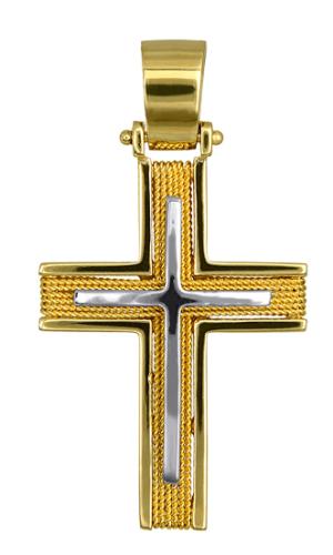 Σταυροί Βάπτισης - Αρραβώνα Ανδρικοί Σταυροί 016545 016545 Ανδρικό Χρυσός 14 Καράτια