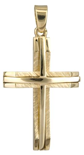 Σταυροί Βάπτισης - Αρραβώνα Χρυσός αντρικός σταυρός Κ14 022052 022052 Ανδρικό Χρυσός 14 Καράτια