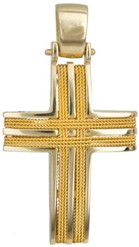 Σταυροί Βάπτισης - Αρραβώνα Χρυσός αντρικός σταυρός Κ18 047265 047265 Ανδρικό Χρυσός 18 Καράτια