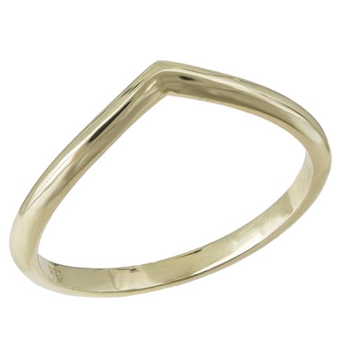 Χρυσό δαχτυλίδι Κ14 σε σχήμα V 031690 031690 Χρυσός 14 Καράτια
