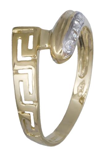 Δαχτυλίδι χρυσό μαίανδρος 009308 009308 Χρυσός 14 Καράτια