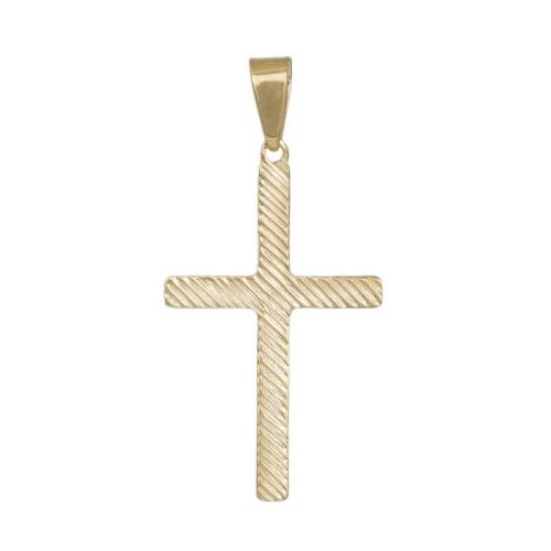 Ανάγλυφος κλασικός σταυρός από χρυσό Κ9 042571 042571 Χρυσός 9 Καράτια