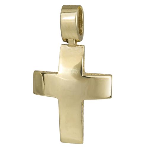 Σταυροί Βάπτισης - Αρραβώνα Χρυσός αντρικός σταυρός Κ14 024271 024271 Ανδρικό Χρυσός 14 Καράτια